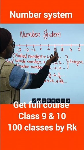 Number System in 30 Seconds | Class 9 & 10 Maths | 100 Classes by RK