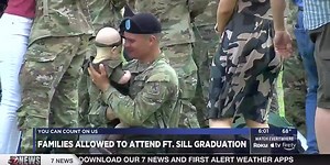 Families allowed to attend basic training graduation on Fort Sill