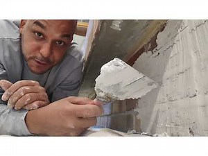 How to German Smear brick masonry