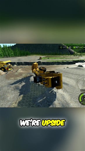Rolling a HUGE Loader in Farming Simulator 25