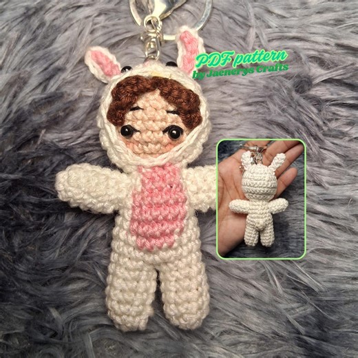 EXO Suho Crochet Keychain Pattern | Kpop Amigurumi - Etsy UK
