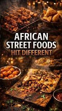 5 African Street Foods You NEED to Try #streetfood #africanfood #foodshorts #africancuisine #foodie