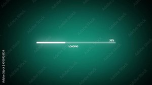 loading bar spinning load wheel.abstract beautiful loading icon , processing ,downloading , glowing ,colorful animation . Stock Video