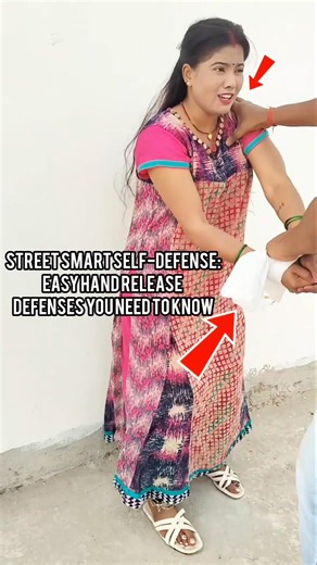 Break Free Release easily Top Hand Self-Defense #tutorial #kravmaga #martialarts