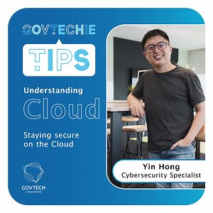 How can we use the #cloud safely? ☁️ In this episode of #GovTechieTips, our #Cybersecurity Specialist, Yin Hong, is back to share how you can keep your information secure on the cloud! Share your questions about cloud technology with us and let us know what you would like to learn in the next episode of this series! #GovTechSG | GovTech (Government Technology Agency of Singapore)