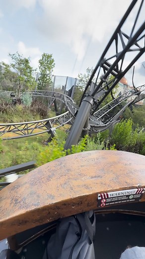 Curse of the Werewolf at Epic Universe! Not the greatest rollercoaster, but tons of fun. #curseofthewerewolf #epicuniverse | see.uo