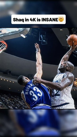 Shaq in 4K Resolution #4k #shaq #nba #retro #basketball #lakers #dunk #edit #nbaedits #oldtonew