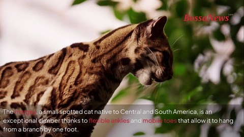 The margay’s secret skills: upside-down climbs and one-foot hangs