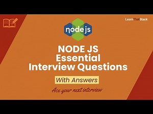 17 Node.js Interview Questions (2025) — With Answers #nodejs #nodejstutorial #learnthatstack