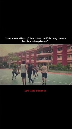 IIT ISM Dhanbad sports, basketball court #iitism #iitiansvlogs #iit #iitmotivation #iitsport