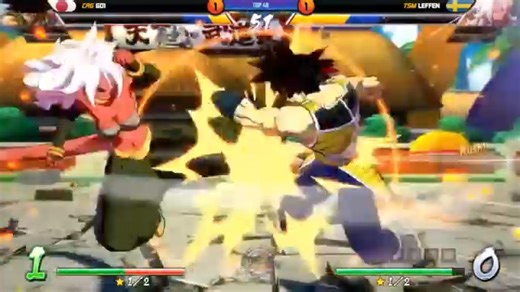 Masih jadi epik comeback tergila dalam sepanjang sejarah turnamen Dragon Ball FighterZ. Set yang cukup gila meski masih di Top 48, Defensif yang gila dengan sisa 1 karakter sampai Caster histeris. ... dan Alasan aku setia pakai Bardock. Source: Bandai Namco Esports DBFZ World Tour - TSM Leffen vs CAG GO1 - CEO 2018 Top 48 | Pradityo Hanu