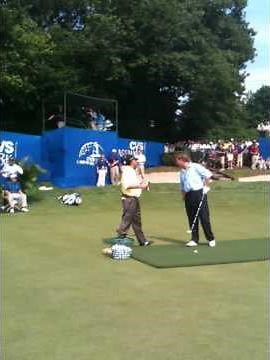 Peter Jacobsen's Arnold Palmer impression