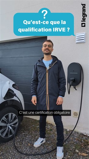 🚗⚡Vous souhaitez faire installer une borne de recharge pour véhicules électriques Green’Up Home ? Assurez-vous que votre électricien soit qualifié IRVE ! Dans cette vidéo, on vous explique pourquoi cette certification est essentielle pour installer une borne d’un puissance supérieure à 3,7 kW. 🔌 Retrouvez les électriciens certifiés par Legrand, titulaires de la qualification IRVE, ici : https://www.electriciencertifie.fr/prestation/installation-dune-borne-de-recharge-pour-vehicule-electrique #