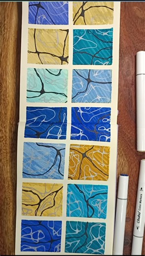 Pintar con rotuladores en el Sketchbook #arterelajante #pintar #rotuladores #ohuhu #neurographicart