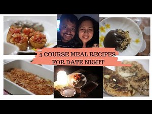 Wedding anniversary surprise || Stay at home Date Night || 3 course meal recipes