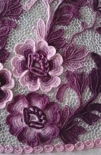 Irish lace crochet