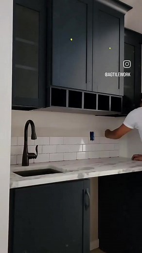 Expert Installation of 3x6 Subway Tile Backsplash