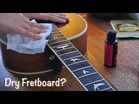 How to Oil the Fretboard and Tuners - Guitar Cleaning & Maintenance