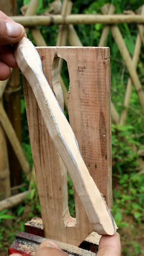 how to make a wooden Toothbrush, Easy to make-Help for grandma ❤️#shorts