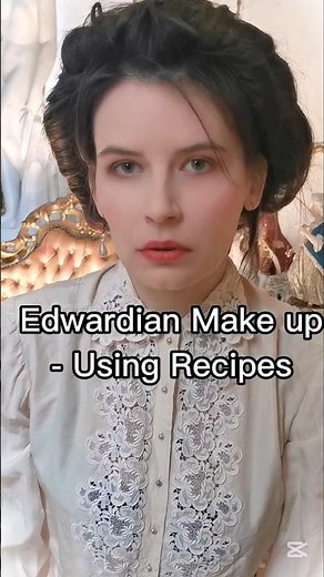 Using REAL Victorian / Edwardian Makeup #tutorial #makeup