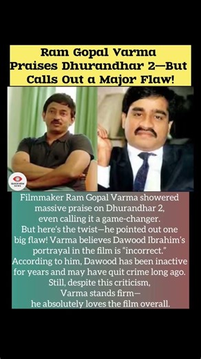 Ram Gopal Varma Praises Dhurandhar 2—But Calls Out a Major Flaw! #nivetadhingramusic