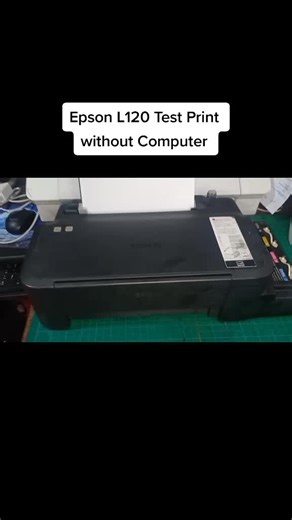 How to Test Print Epson L120 without a Computer