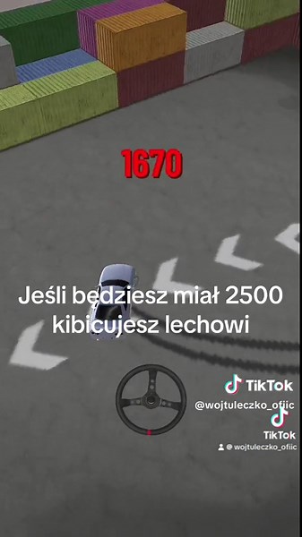 Virtual Car Driving Simulation with Pogoń Theme