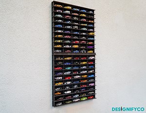 1:64 Toy Car Wall Shelf for 100 Cars | Car Display Case |diecast Display | Toy Car Holder | Wall Mounted Car Storage |toy Garage - Etsy