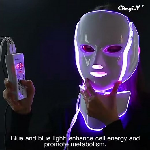 How to Use the CkeyiN 7 Color LED Face Mask MR514?