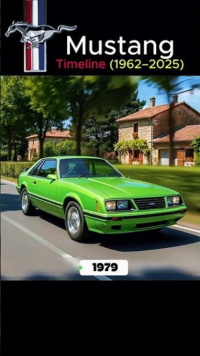 Ford Mustang Evolution (1962–2025)