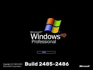 Windows Whistler/XP Startup and Shutdown Screen Evolution