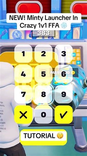 How To Get The New Minty Launcher In Crazy 1v1 FFA! 🤫❄️ #fortnite #fortniteclips #hozzy