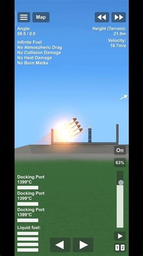 SFS Rocket Factory 🤯#spaceflightsimulator #sfs #gaming #rocket#shorts