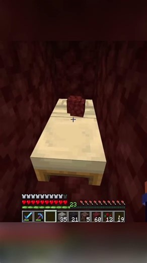 cuando intentas poner una cama en el nether #shorts #minecraft #gaming