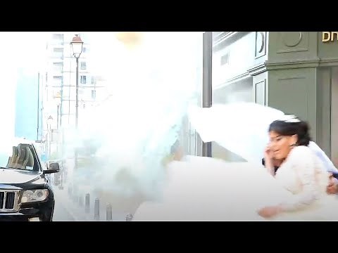 Bride and groom caught in Beirut blast during video shoot