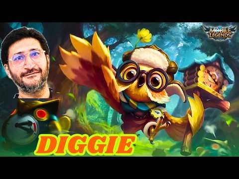 Diggie : Massive Heal, Fabulous Defender , Expert Wingman Gameplay | MLBB