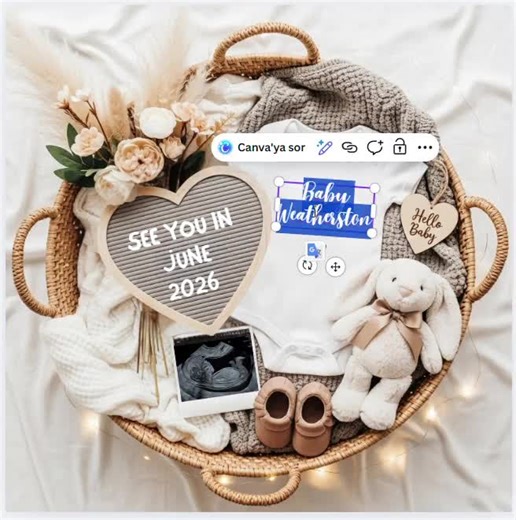 Editable Pregnancy Announcement Template | Digital Baby Reveal, Canva Baby Announcement, Due Date Editable 2026 - Etsy