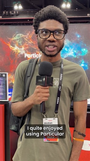 #AdobeMAX artist spotlight. Creators are doing wild things with #RedGiant #Particular in their pipeline. 🚀🎨 #Maxon #AfterEffects | Maxon