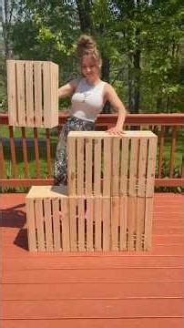 i totally transformed wooden crates!