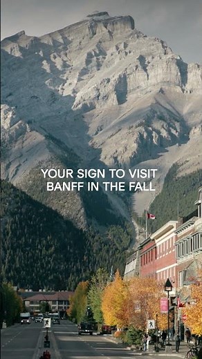 Your Sign to Visit Banff This Fall 🍂