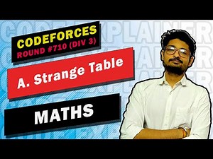A. Strange Table | Codeforces Round #710 (Div. 3) | CODEFORCES