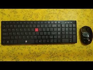 Wireless Combo i4 Deskset | iball | wireless keyboard and mouse | Review