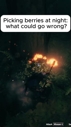 Picking Blueberries at Night Was a TERRIBLE Idea… 🌙😨 #Valheim"