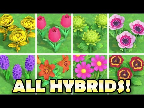🌼 ALL HYBRID FLOWERS In Animal Crossing New Horizons & How To Grow Them EASY!