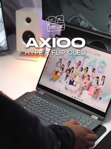 Kapan lagi bisa dapetin laptop layar OLED, bisa diflip 360°, touchscreen, bisa jadi tab, cuma 8-jutaan aja?! apalagi dikasih RAM 24GB dong, disaat harga RAM lagi naik gila-gilaan, kalo bukan @axioo.indonesia #HypeRFlip #HypeIsInTheR #HypeUpYourLife #AxiooHypeR