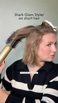 Shark Glam Styler on short hair | Milabu