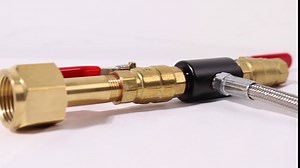 WADEO CGA320 G1/2 CO2 Cylinder Refill Adapter with 36 Inch Hose and Gauge, CO2 Refill Station Connector Kit for Soda Maker Filling Sodastream Tank