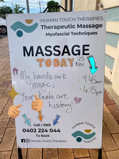 Couple of spots available today Come feel the Magic  | Human Touch Therapies Bingara | Facebook