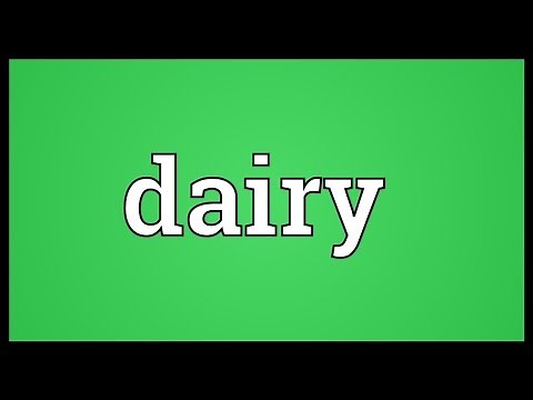 Dairy Meaning