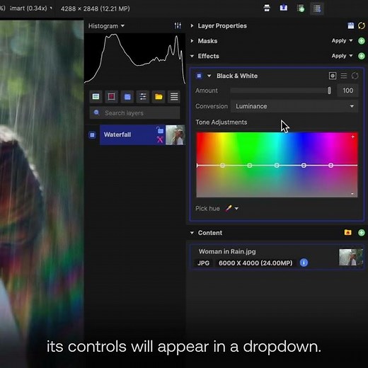 How to apply Effects in Imerge | My First Project
